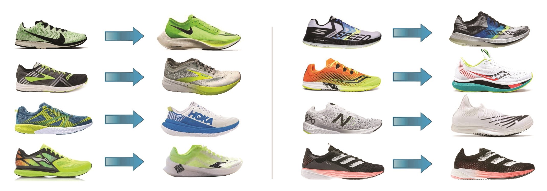 chaussure lame carbone